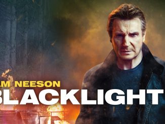 Cartel para 'Blacklight' con Liam Neeson