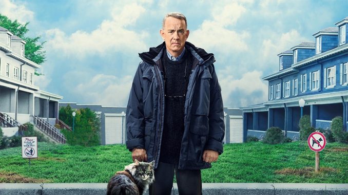 Cartel promocional de 'A Man Called Otto' un vecino gruñón llamado Tom Hanks