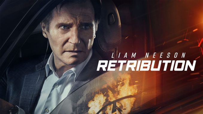 Cartel para 'Retribution' un vulnerable Liam Neeson que lucha por su familia