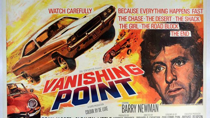 Cartel para Best Action Movies: 'Vanishing Point' (1971)