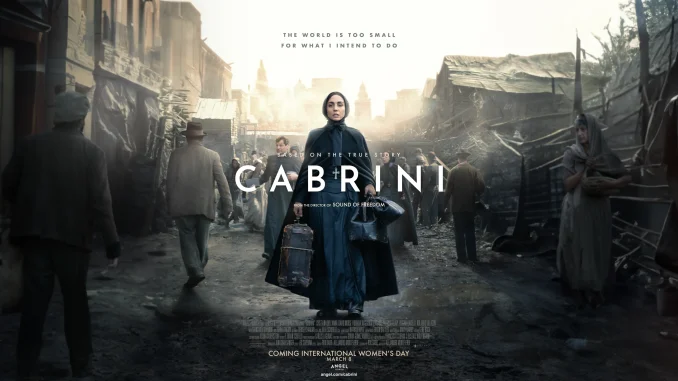 Cartel para 'Cabrini' la historia de la hermana Francesca Cabrini